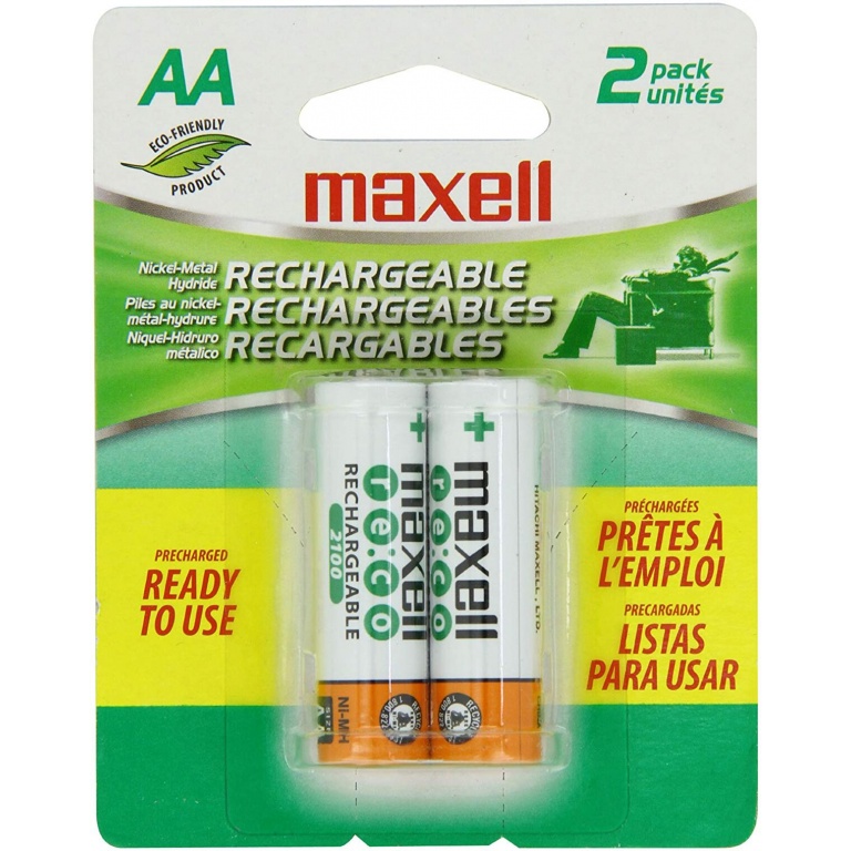 Pila Recargable Aa   Maxell Paq X 2 Unidades