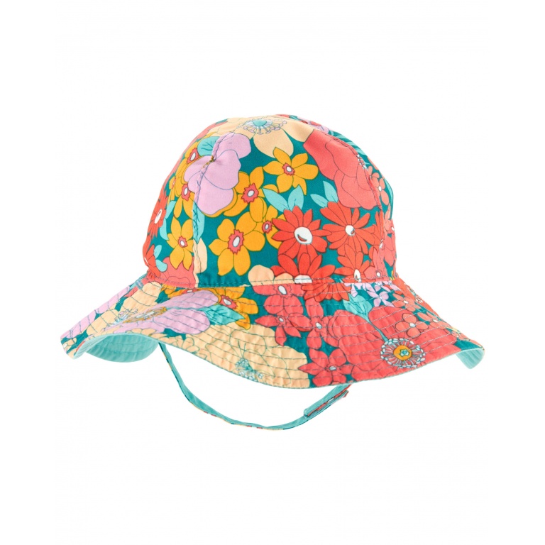 GORRO REVERSIBLE FLORAL POLIESTER CARTERS 12/24M