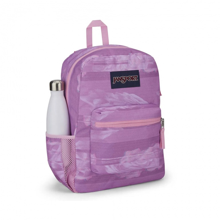MOCHILA JANSPORT CROSS TOWN STATIC ROSE