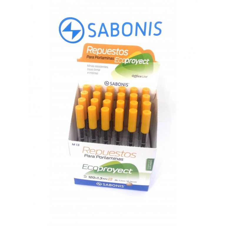 REPUESTO PORTAMINAS 1.3 MM ECOPROYECT M13 SABONIS