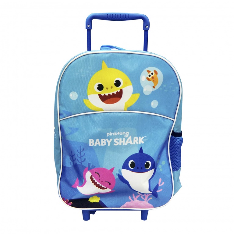 MOCHILA CARRO 34 X 26 X 13 TAFETA BABY SHARK