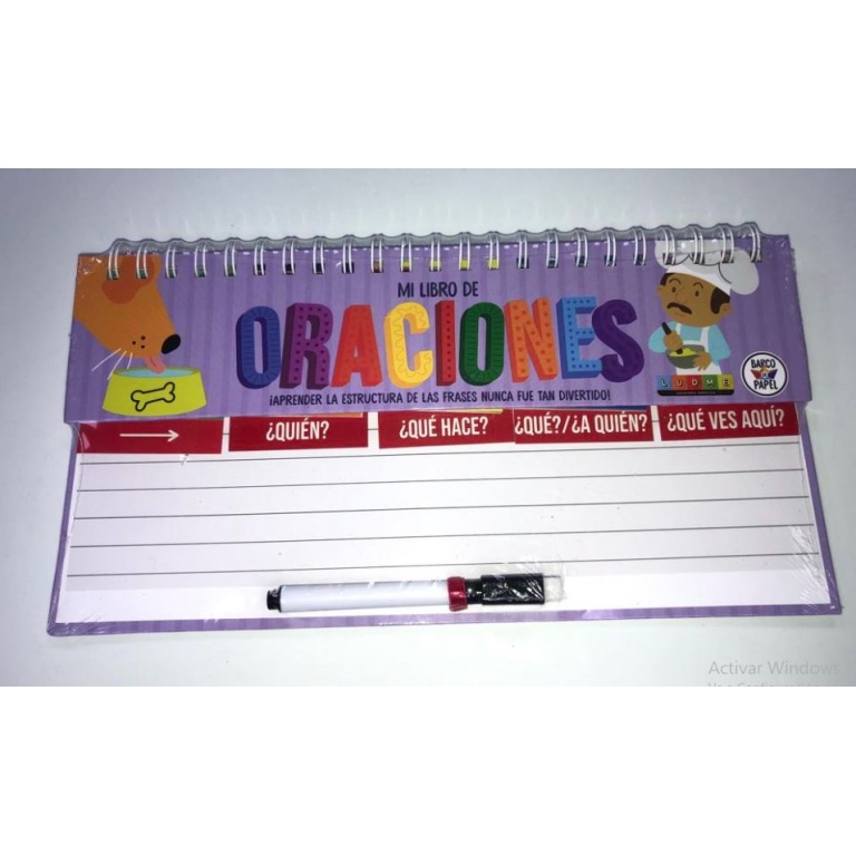 LIBRO DE ORACIONES BARCO DE PAPEL