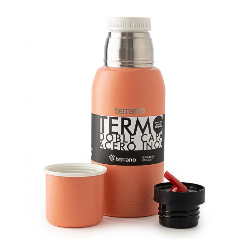 TERMO TERRANO 750ML DOBLE TAPON CORAL