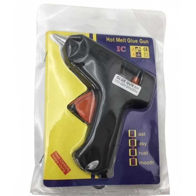 PISTOLA SILICONA PARA BARRA FINA EN BLISTER