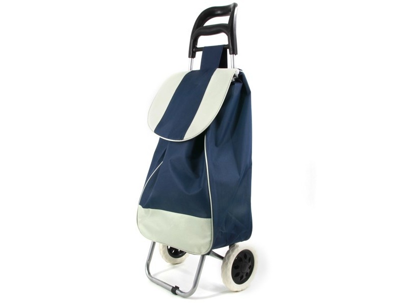CARRITO DE COMPRAS DE TELA, BOLSILLO EXTERIOR, VARIOS COLORES