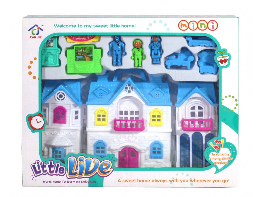 CASA PARA MUECA CON MUEBLES