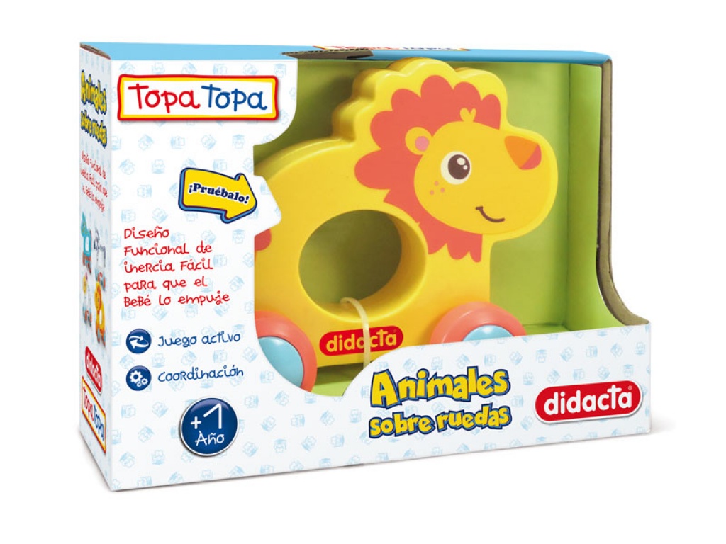 TOPA TOPA ANIMALES CON RUEDA   600/27