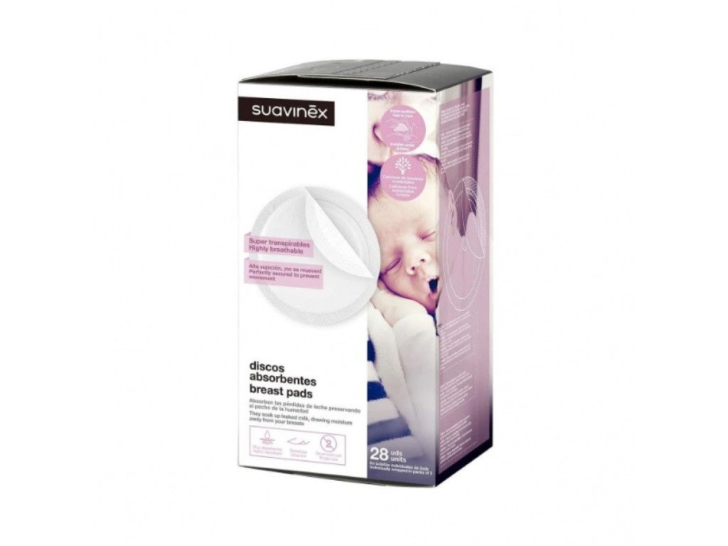 SUAVINEX DISCOS ABSORBENTES X28 UND.