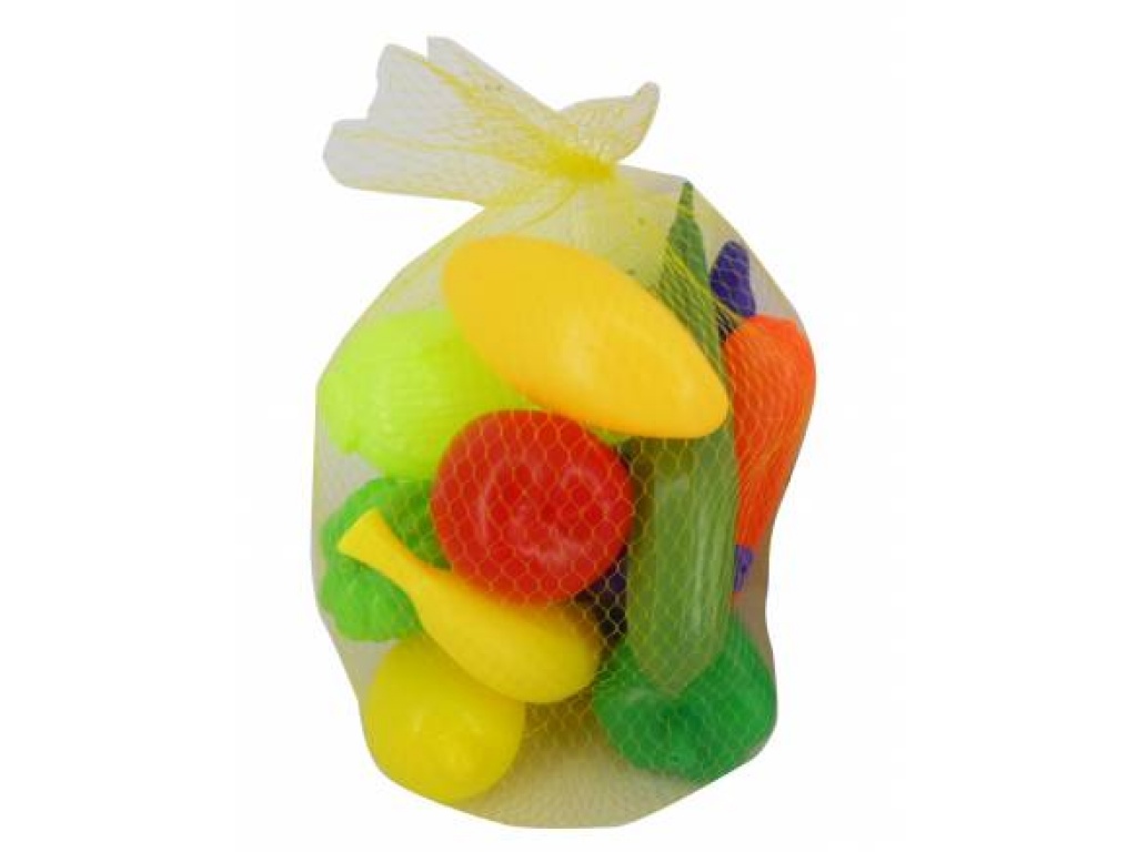 FRUTAS Y VERDURAS 10 PIEZAS EN RED 5879