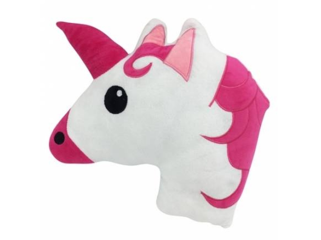 PELUCHE ALMOHADN CABEZA UNICORNIO 9665