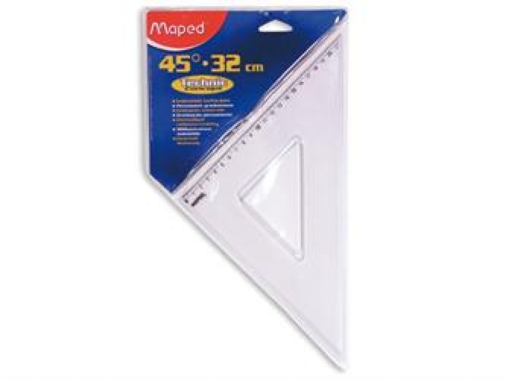 Escuadra Maped Acrilico 32CM 45