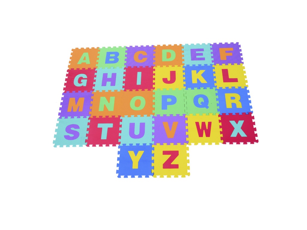 ALFOMBRA PUZZLE GOMA EVA 29 X 29 CM LETRAS 6000000472023