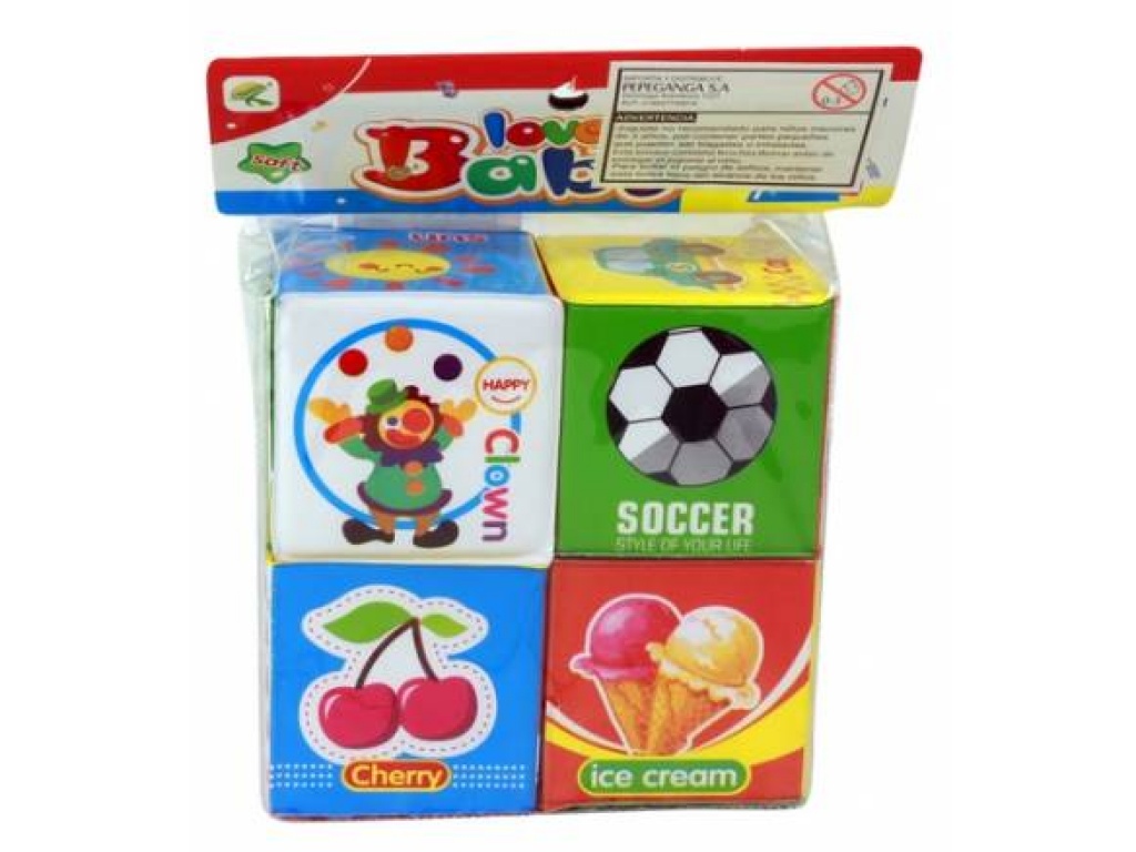 CUBO X 4 C/DIEO PARA BEBE  4660