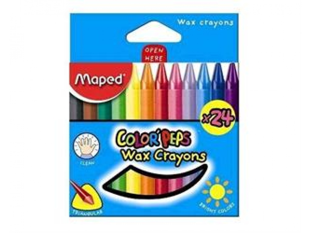 CRAYOLAS MAPED 24 COLORES