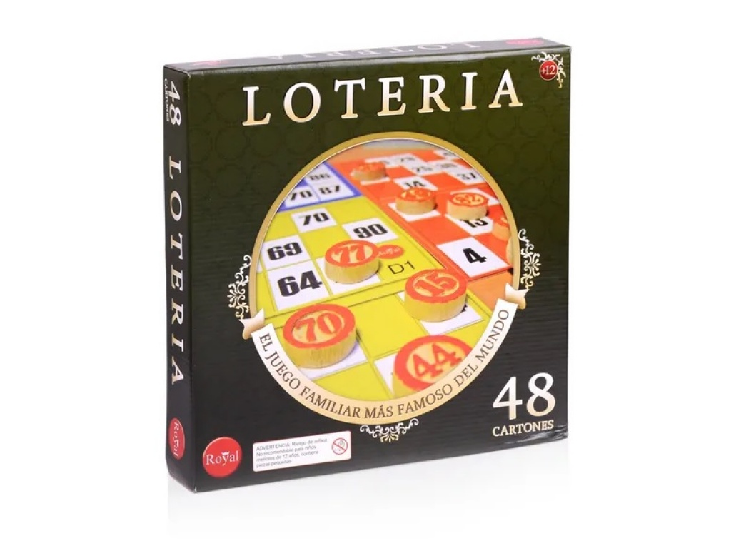 ROYAL LOTERIA BOLILLAS MADERA  363901