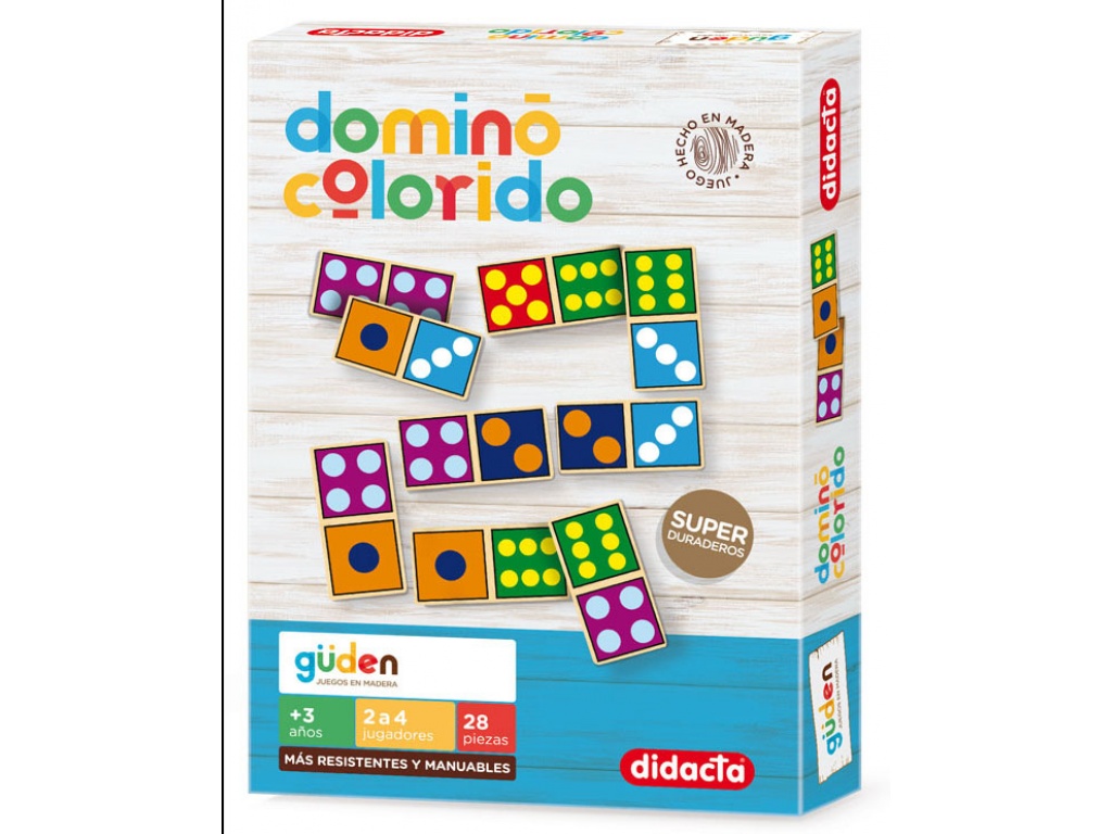 DIDACTA MADERA DOMINO COLORIDO  193/02