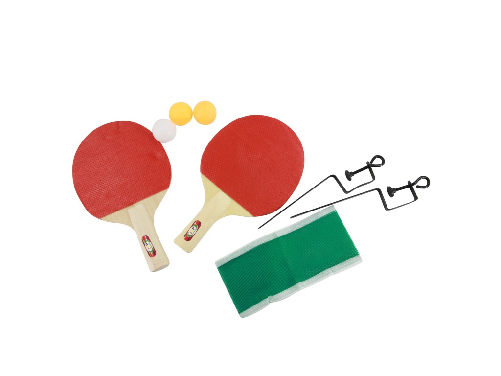 PALETA DE PING PONG CON RED Y SOPORTE