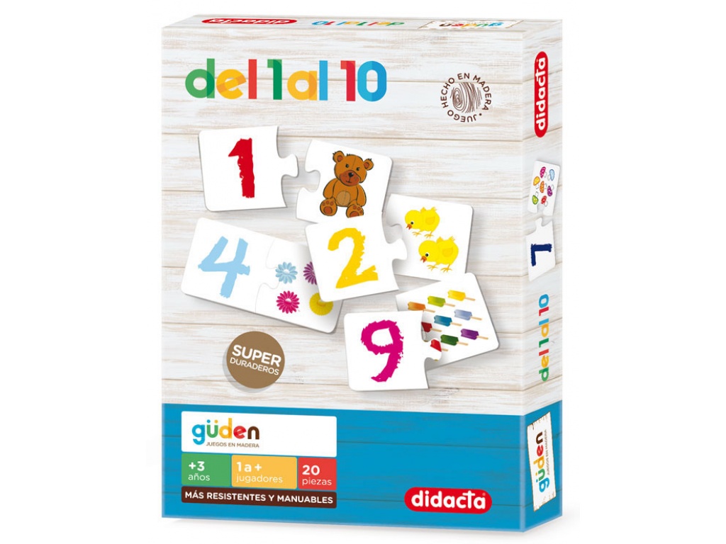 DIDACTA MADERA DEL 1 AL 10