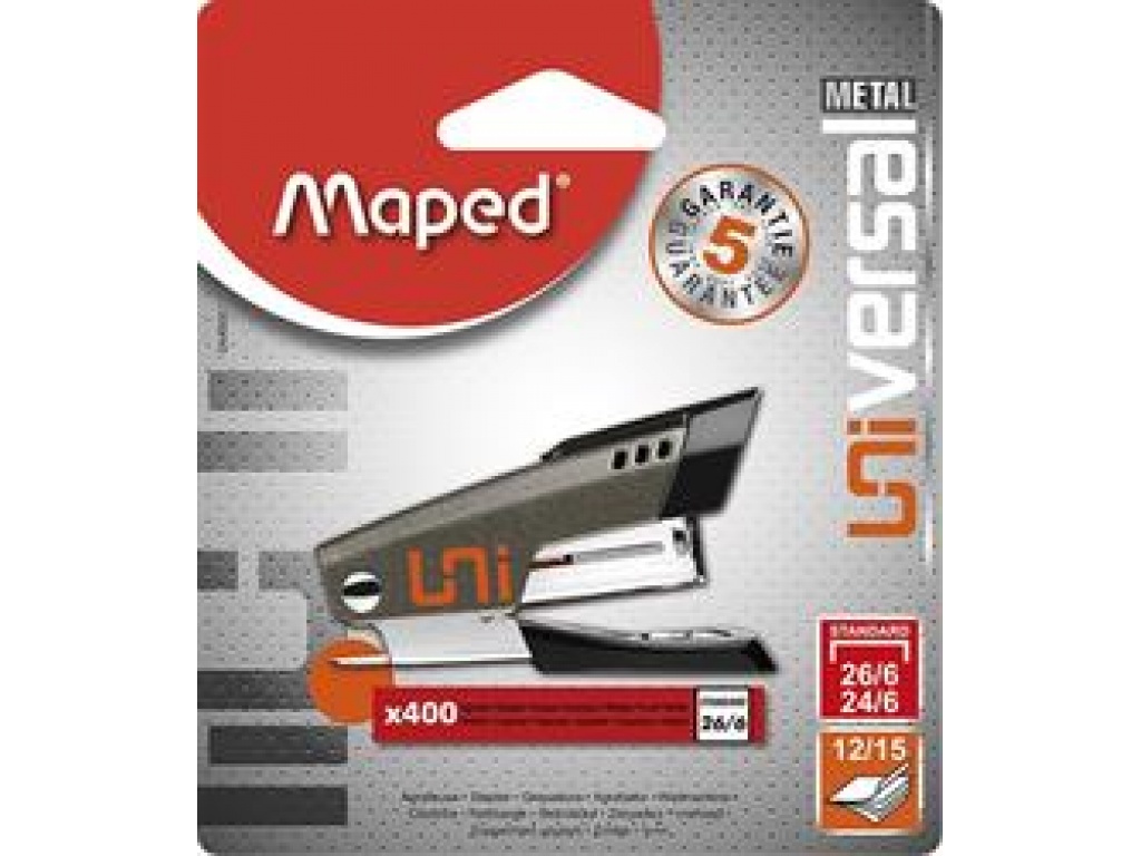 Abrochadora Maped Metal Mini 266 Universal 1215 C Rep