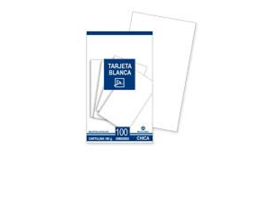 TARJETAS BLANCAS  LISAS