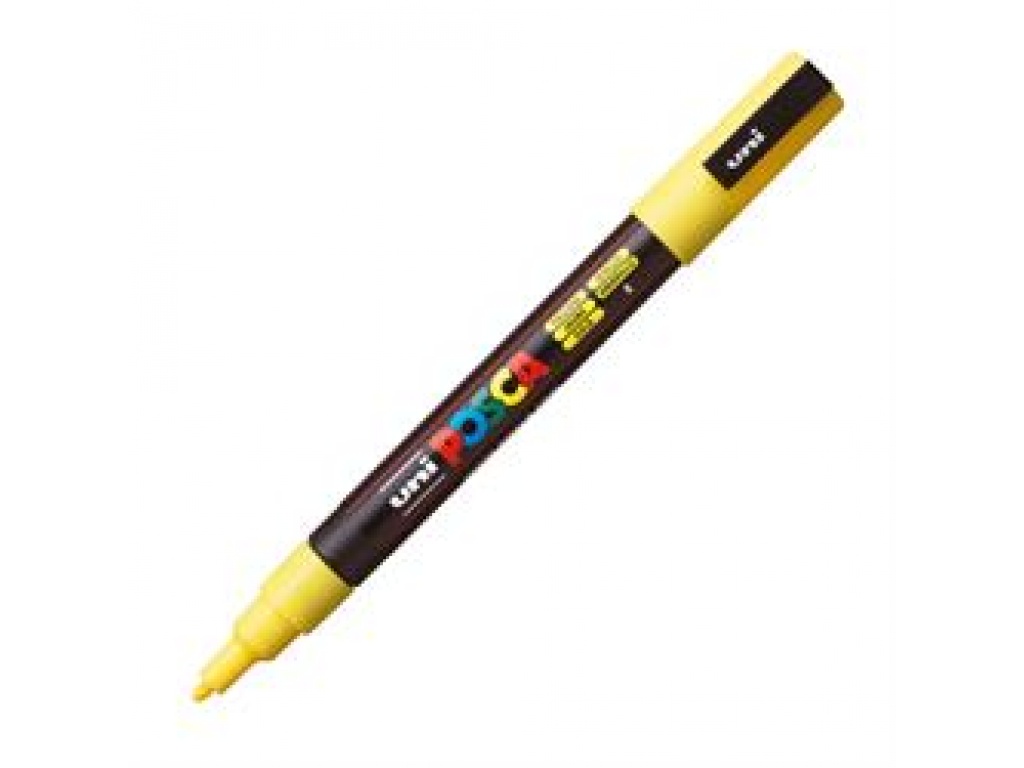 MARCADOR UNI POSCA 1.3MM AMARILLO