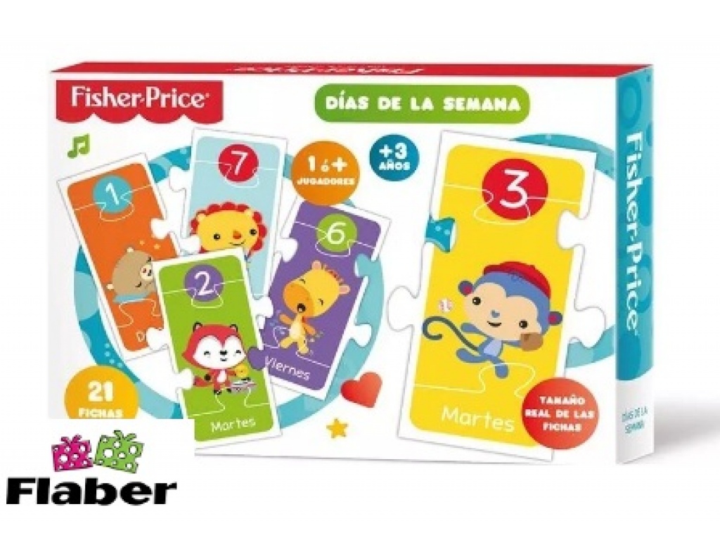 Juego de Mesa Fisher Price los Dias de la Semana Didacta