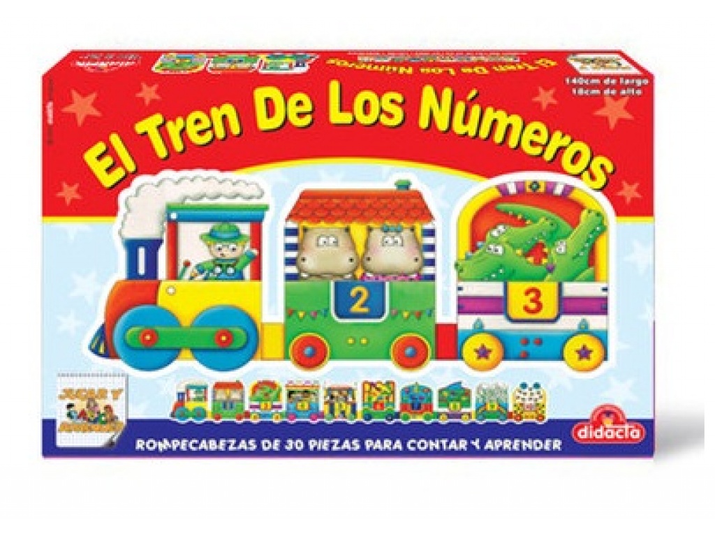 Juego de Mesa El Tren de los Numeros Didacta