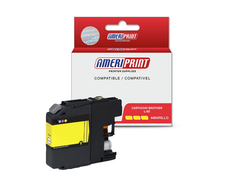 Cartucho compatible brother LC39LC60985 Ameriprint Amarillo