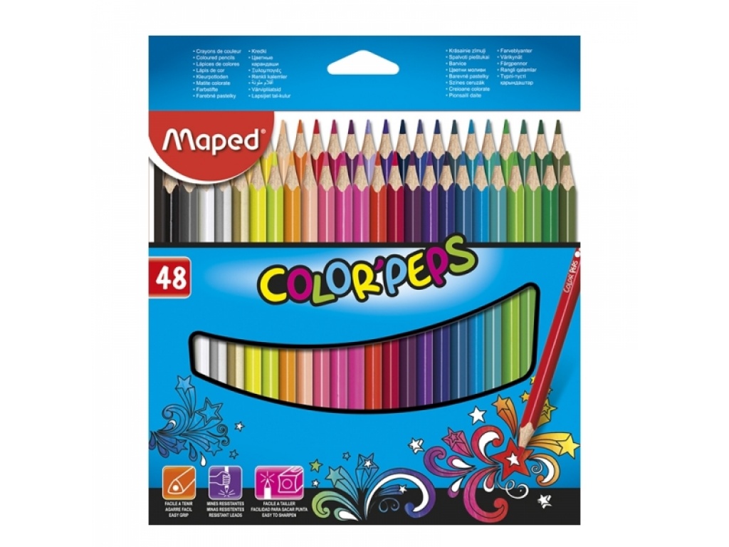 LAPICES MAPED COLOR PEPS X 48