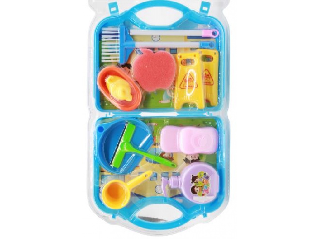 SET LIMPIEZA 13 PZAS CON VALIJA