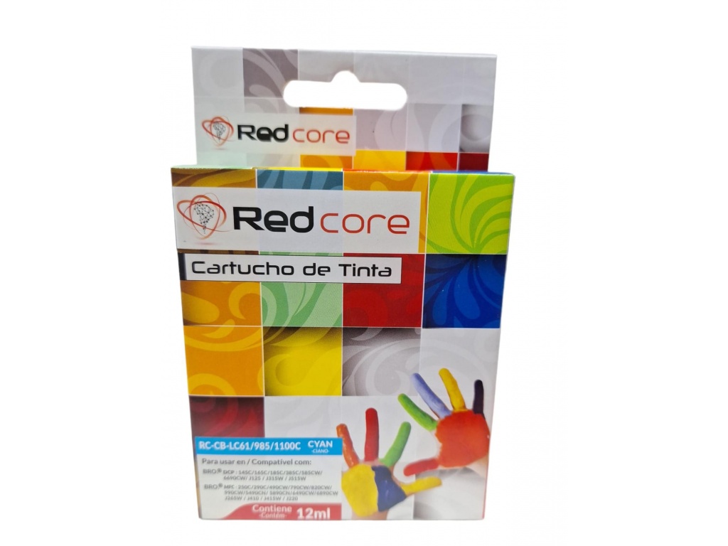 CARTUCHO BROTHER REDCORE LC 985 NEGRO 28ML