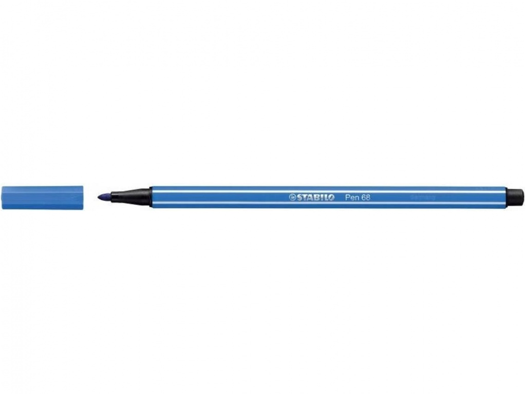 MARCADOR STABILO PEN 68 TRAZO GRUESO AZUL