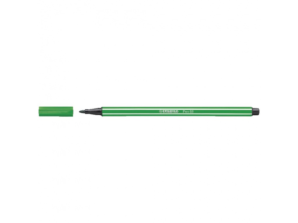 MARCADOR STABILO PEN 68 TRAZO GRUESO VERDE