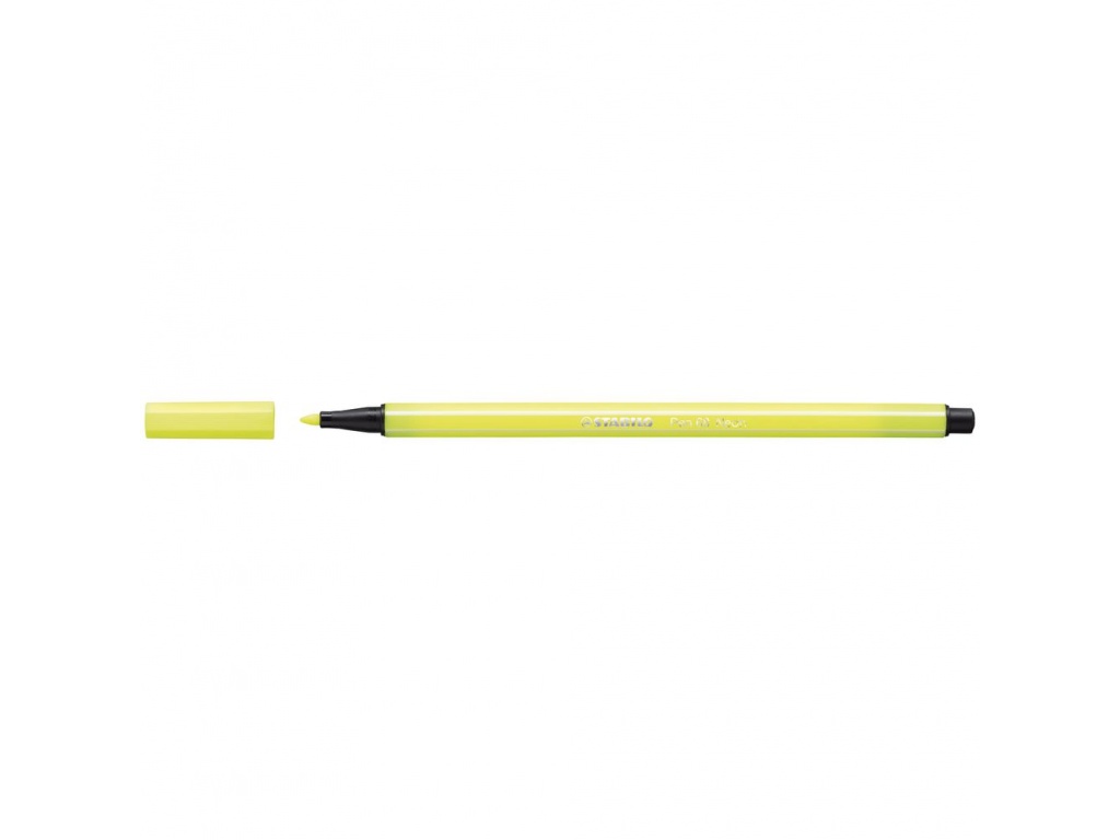 Marcador Pen 68 Fluo     ( Grueso ) Amarillo Fluo