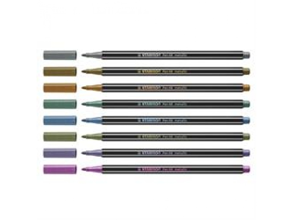 MARCADOR STABILO PEN 68 METALIZADOS COLORES