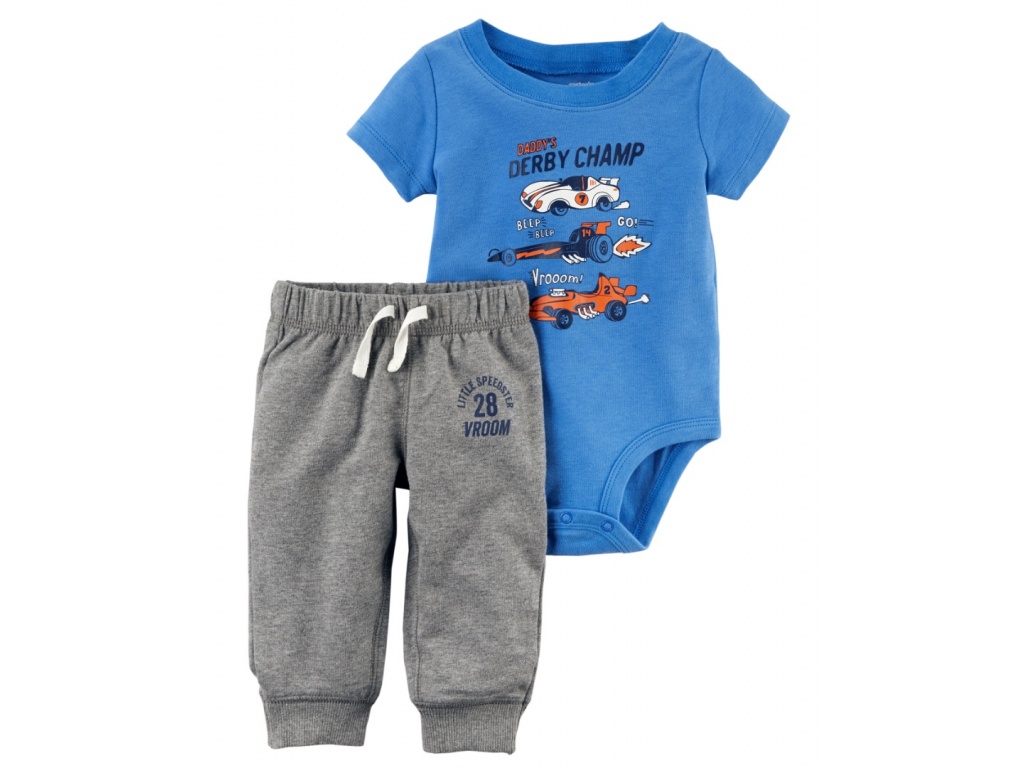 CONJUNTO CARTERS PANTALON Y BODY MC DERBY 12M