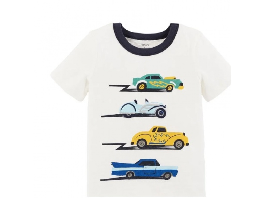 REMERA CARTERS MC ALGODON AUTOS 9M