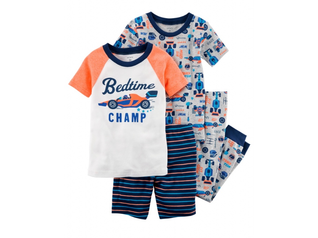 PACK X2 PIJAMAS CARTERS ALGODON TRACK TEAM 2T