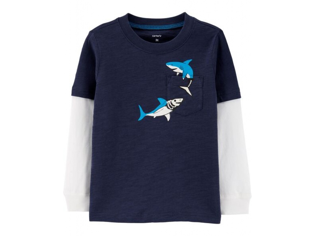 REMERA CARTERS ML BRILLA OSCURIDAD