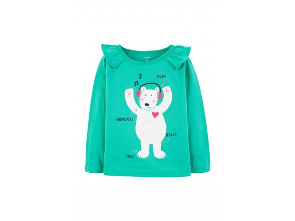 REMERA CARTERS MANGA LARGA OSO POLAR