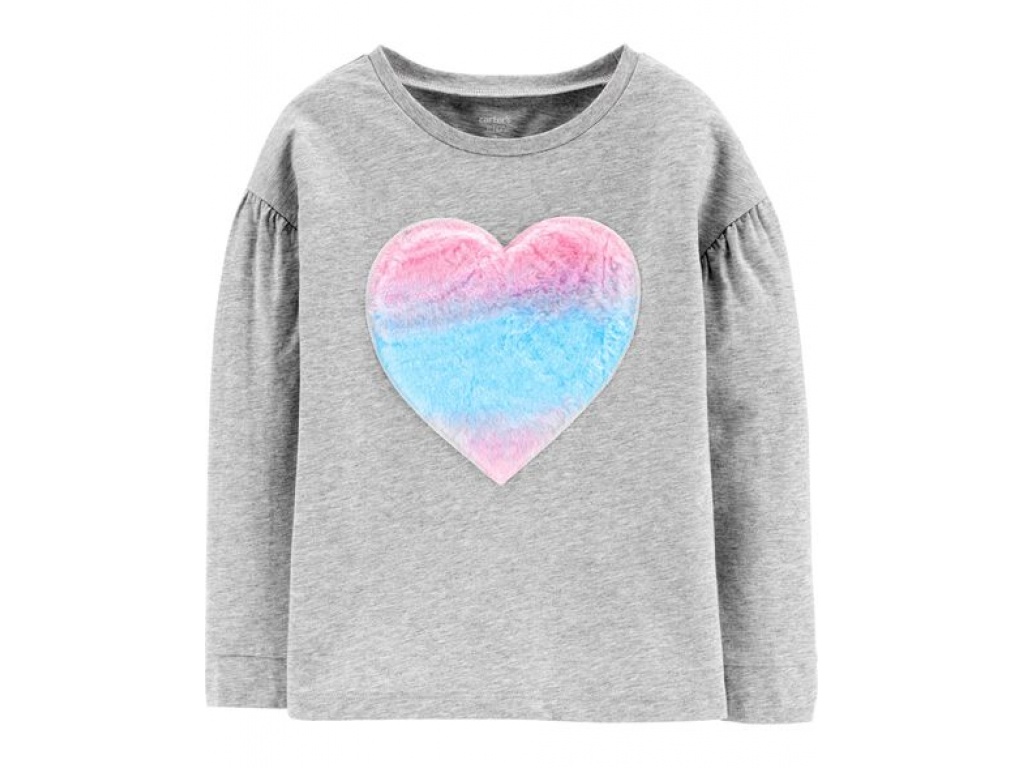 REMERA CARTERS ALGODON CORAZON PELUDITO