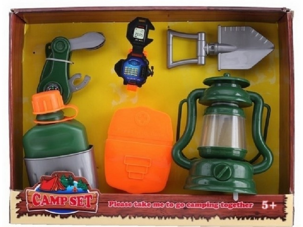 SET DE CAMPING FAROL CON LUZ