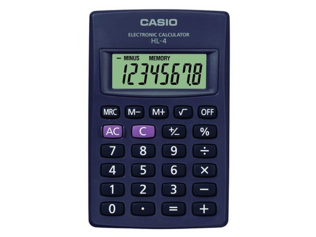 CALCULADORA CASIO BOLSOLLO HL-4A