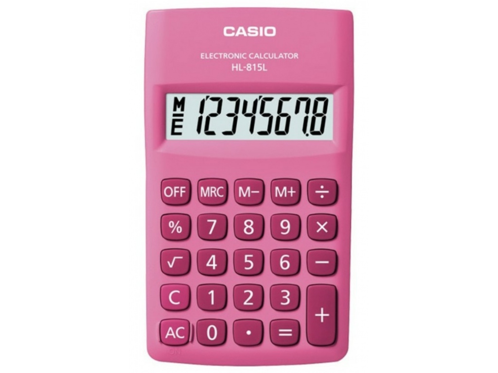 CALCULADORA CASIO HL-815 ROSA