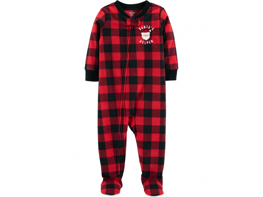 PIJAMA CARTERS MICROPOLAR SANTAS HELPER 24M