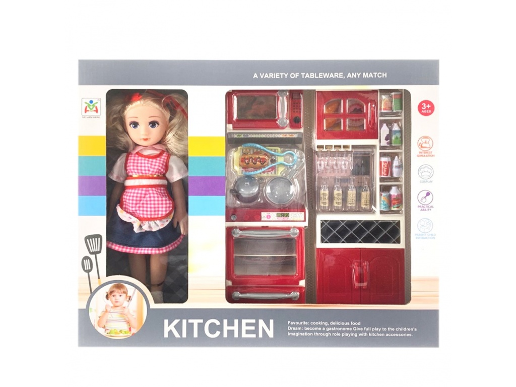 MUECA CON COCINA MICRO ALACENA ACCS  8991