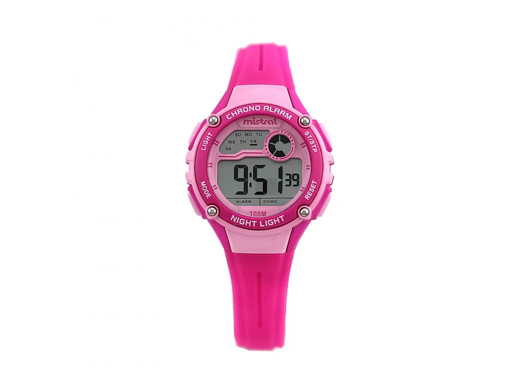 RELOJ MISTRAL DIGITAL ROSA  LDXIT04