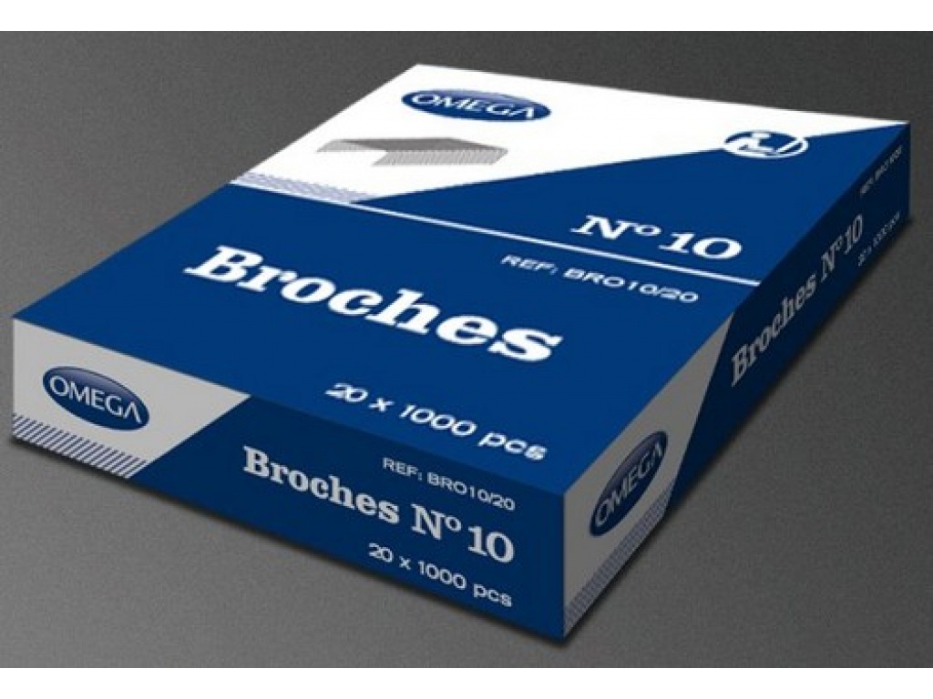 BROCHES OMEGA N 10 X 1000