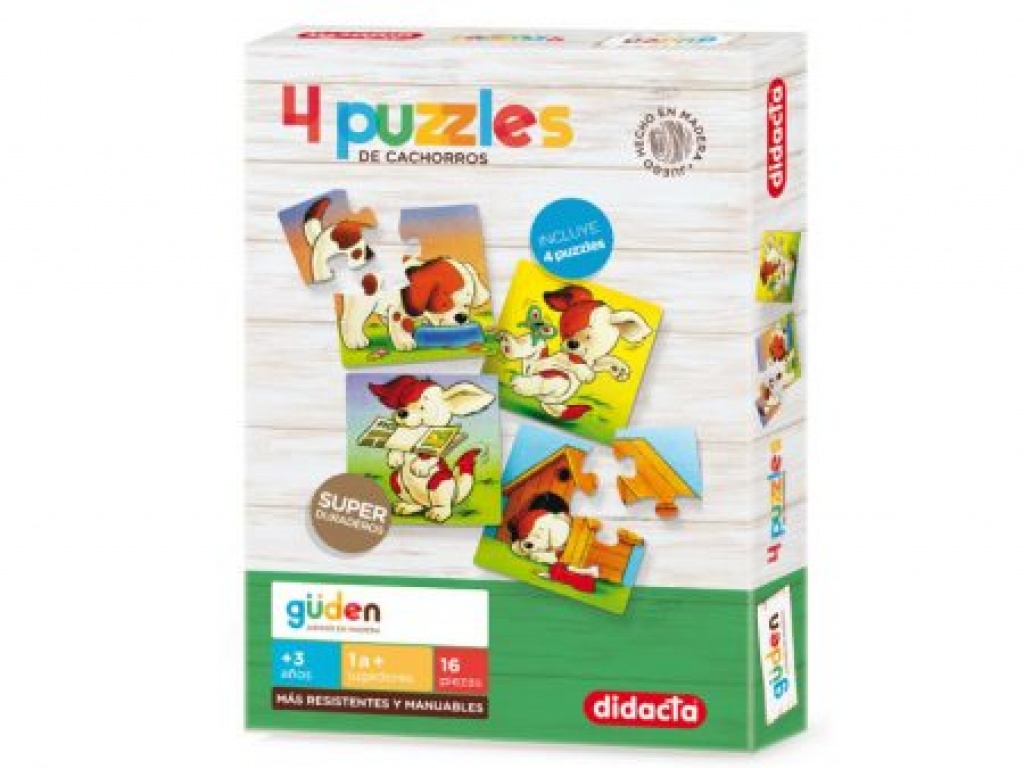 DIDACTA MADERA 4 PUZLES