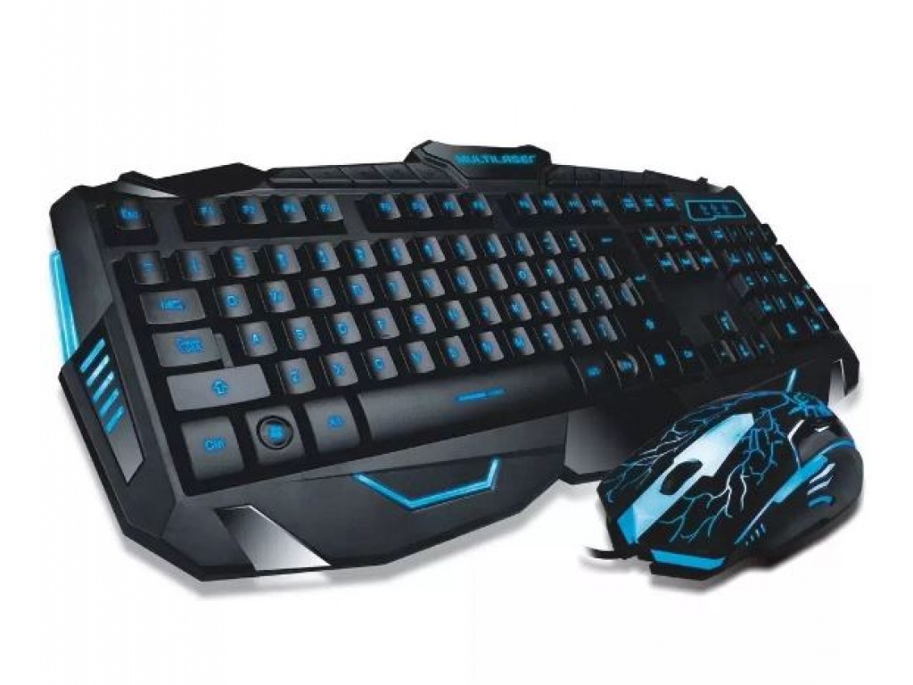 KIT TECLADO MOUSE GAMER LED MU